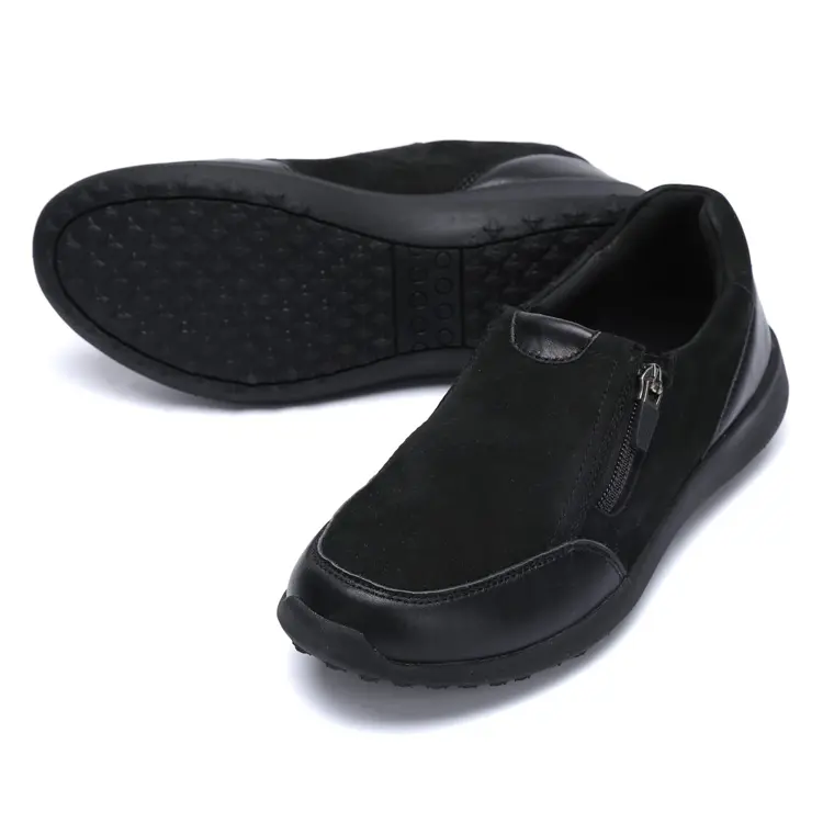 Fujian Oem Odm Service High Quality Classic Styles Luxury Flat Zapatos Sneaker Shoes Men Leather Casual Loafers With Zip