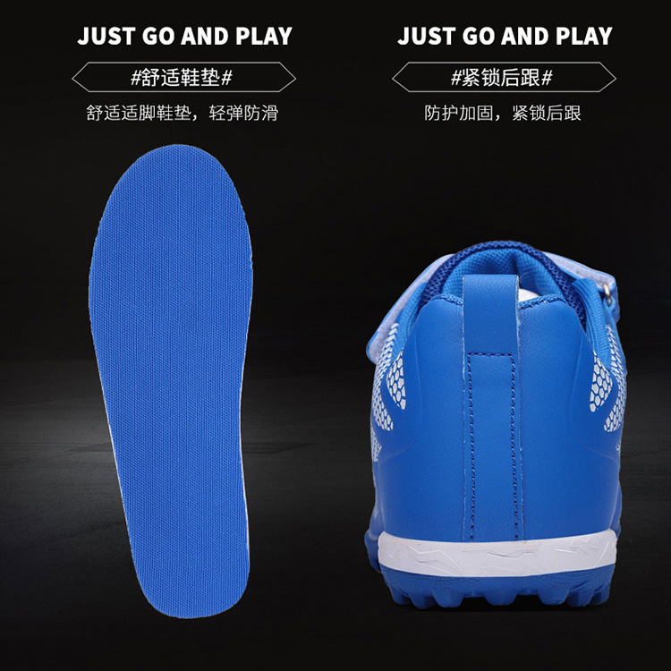 China OEM  ODM Service  Microfiber Leather Waterproof Outdoor Turf Soccer Shoes For Boys Girls