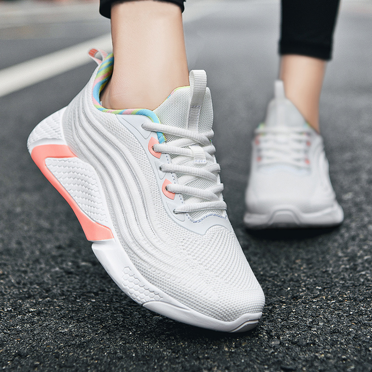 Jian Er Factory Manufacturer Custom Brand Cozy Md Outsole Lightweight Ladies Sports Shoes